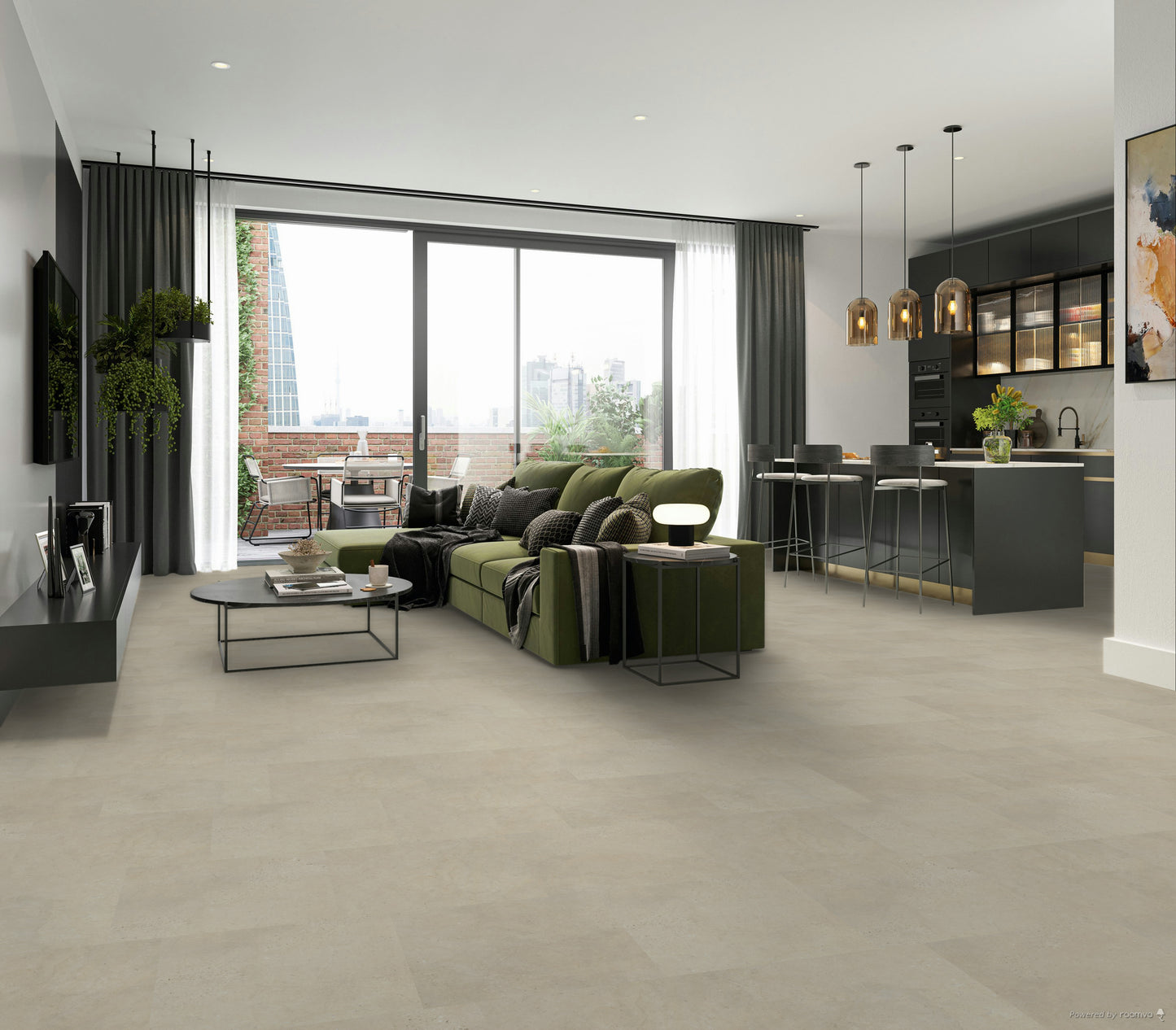 Baldosa LVT 2,5 mm. Limestone P-1983 (Precio por caja) cantidad 3,34 m2