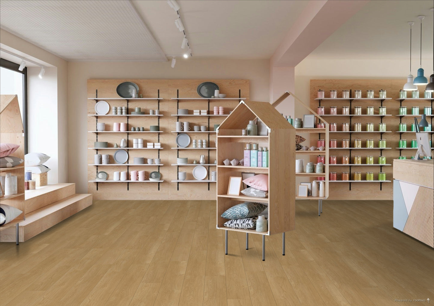 Baldosa LVT 3 mm DW 1913. Roble Seco Precio por caja) cantidad 3,34 m2