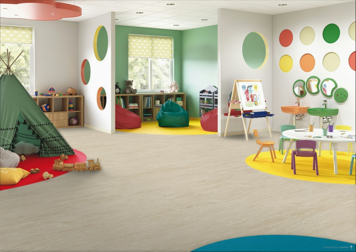 Piso Vinílico Homogéneo XL PU Porcelain 3880 (Precio por m²)