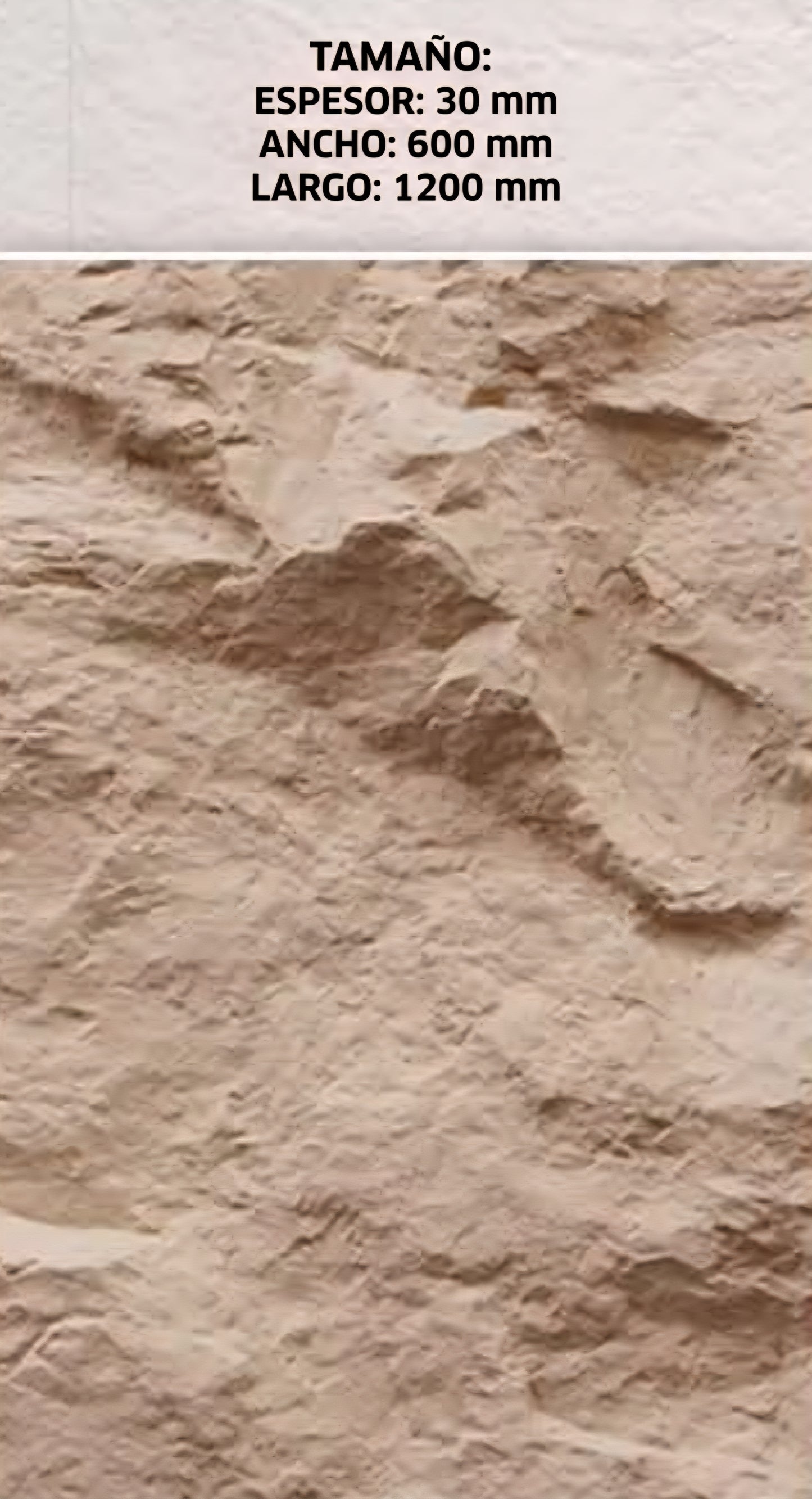 Revestimiento Gea Wall Outdoor Piedra Beige PU 7 ( Precio por Placa )