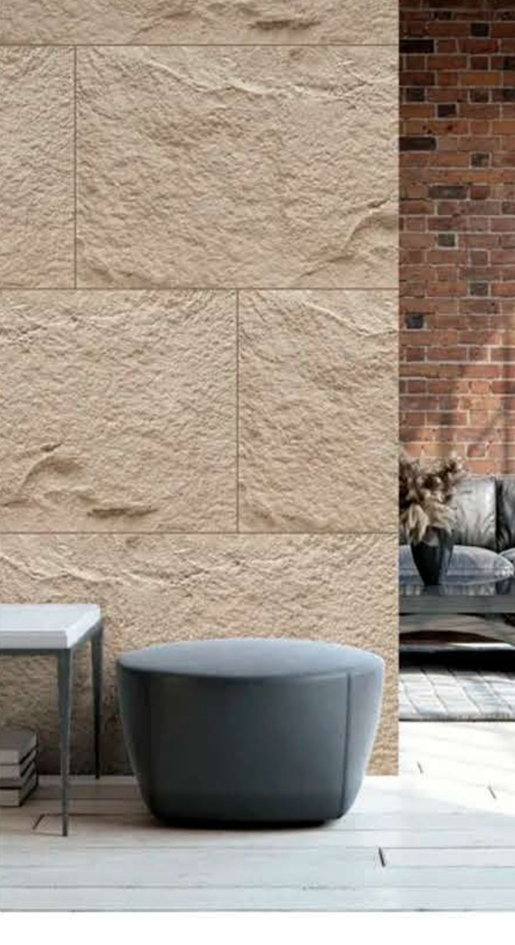 Revestimiento Gea Wall Outdoor Piedra Beige PU 7 ( Precio por Placa )