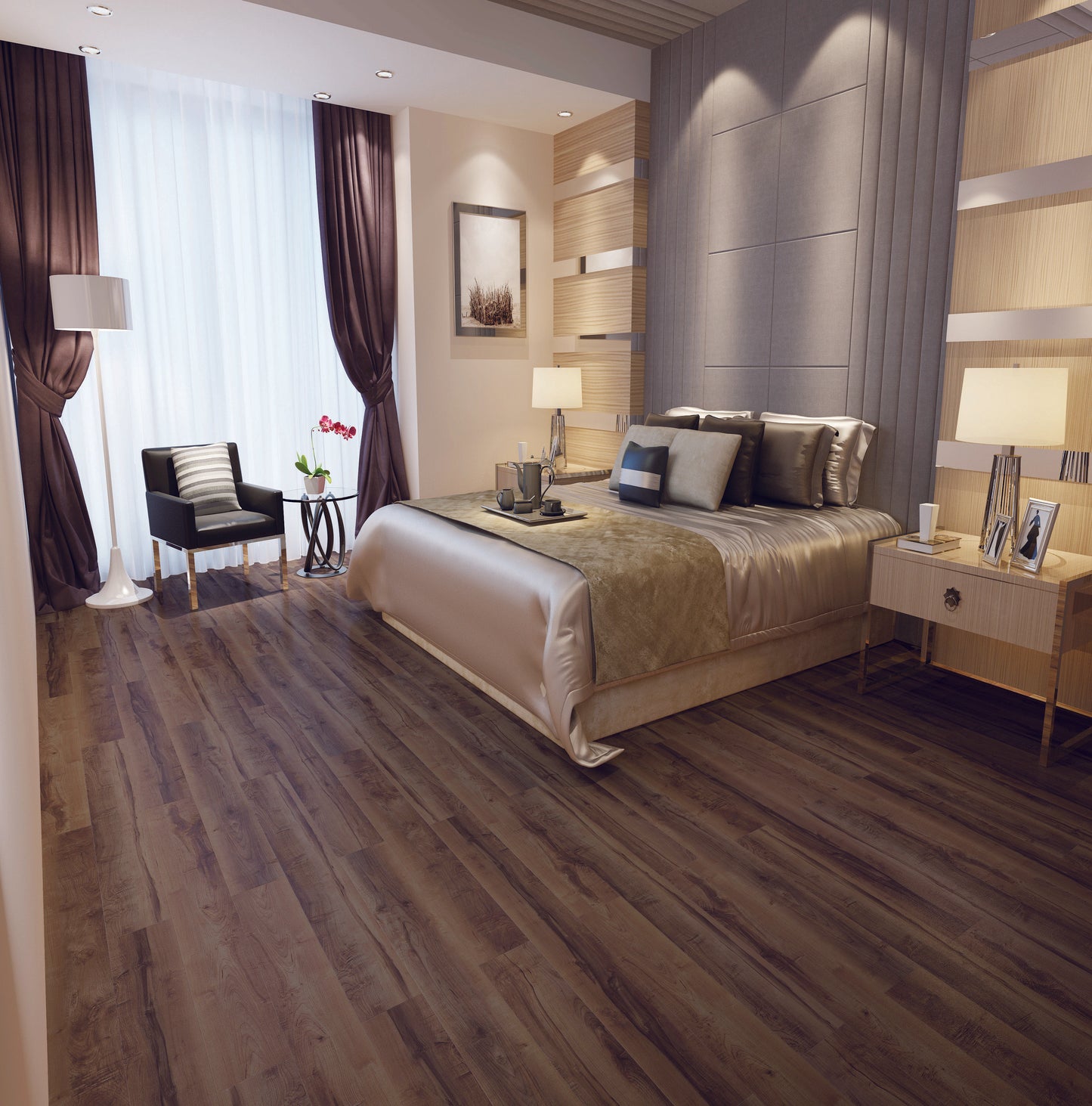 Piso Vinílico LVT 3 mm Nogalia WR 45 (Precio por m2)